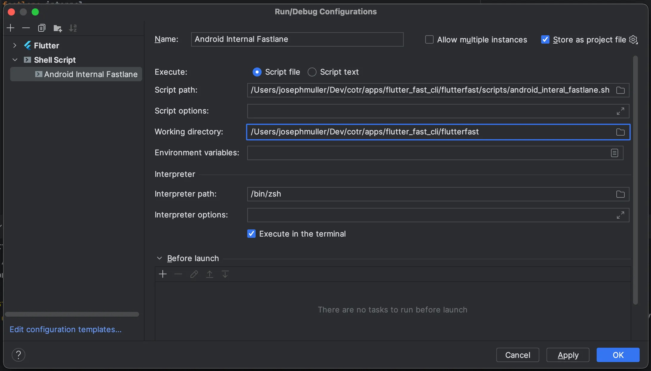 Android Studio Script Setup