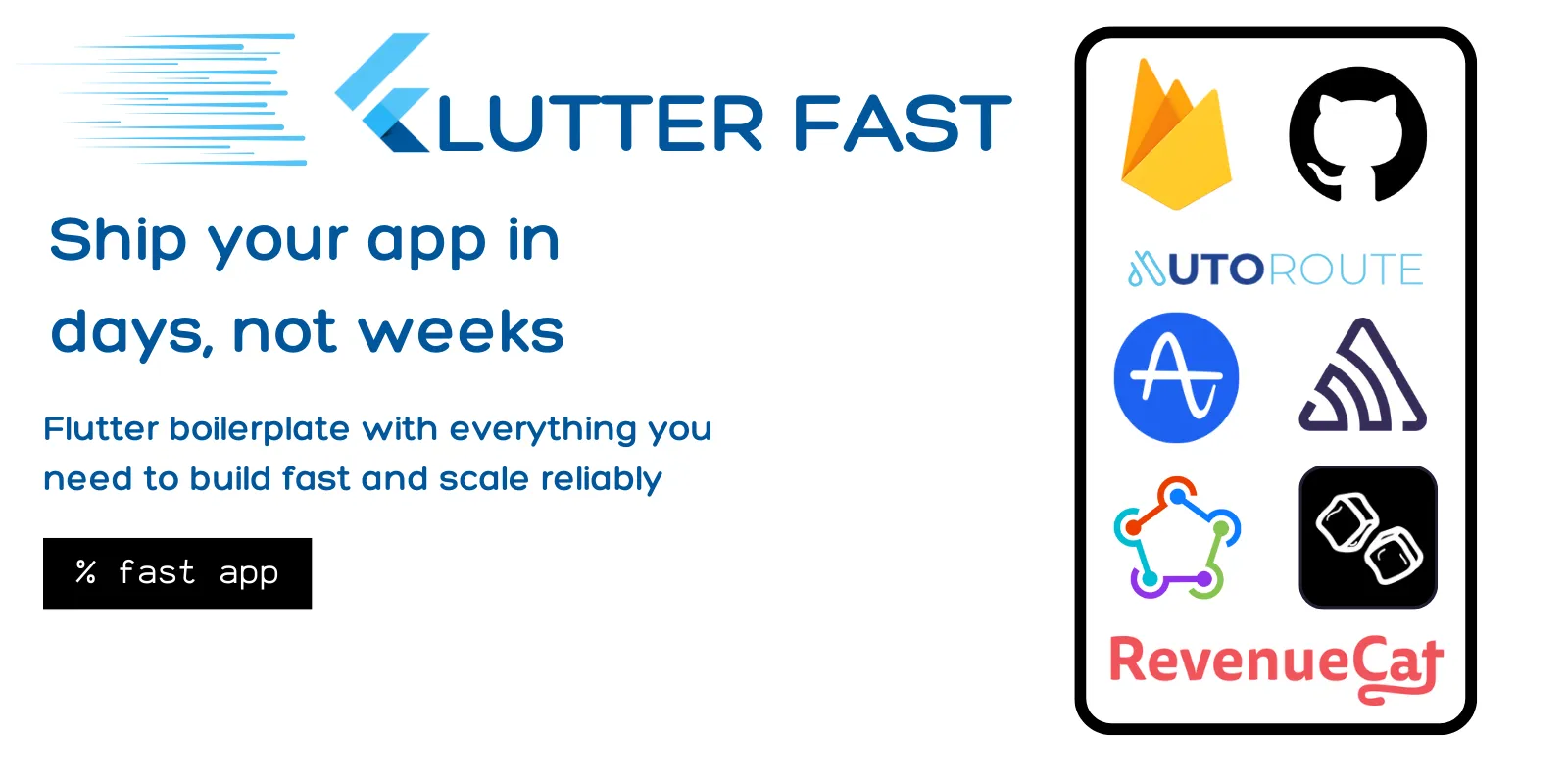 Flutter Fast product